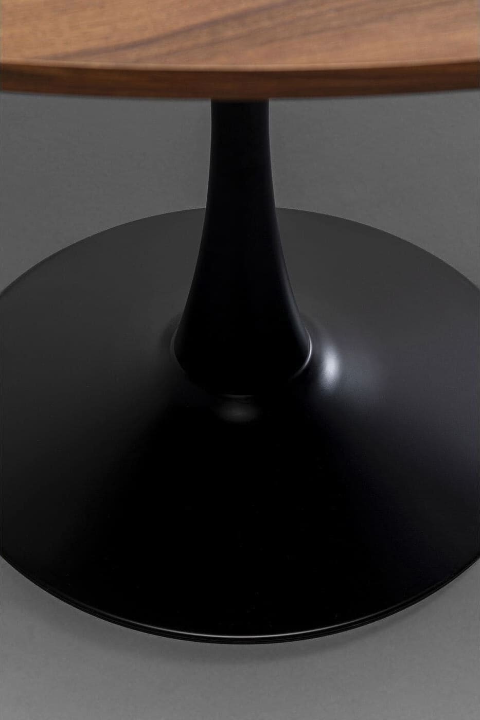 Tafel Schickeria Walnut Black Ø110cm Kare Design Eettafel 86795