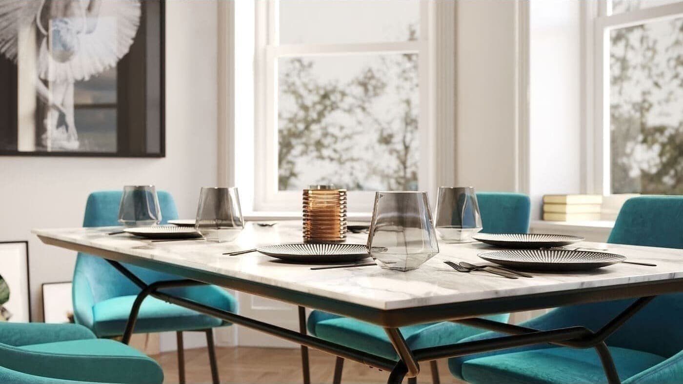 Tafel South Beach 160x90cm Kare Design Eettafel 84783