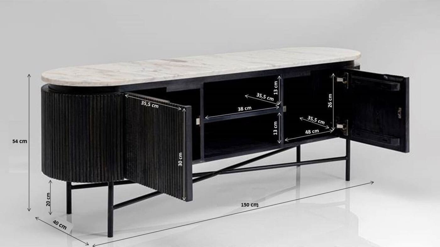 Tv-dressoir Glenn Kare Design Tv-meubel|Tv-dressoir 84890