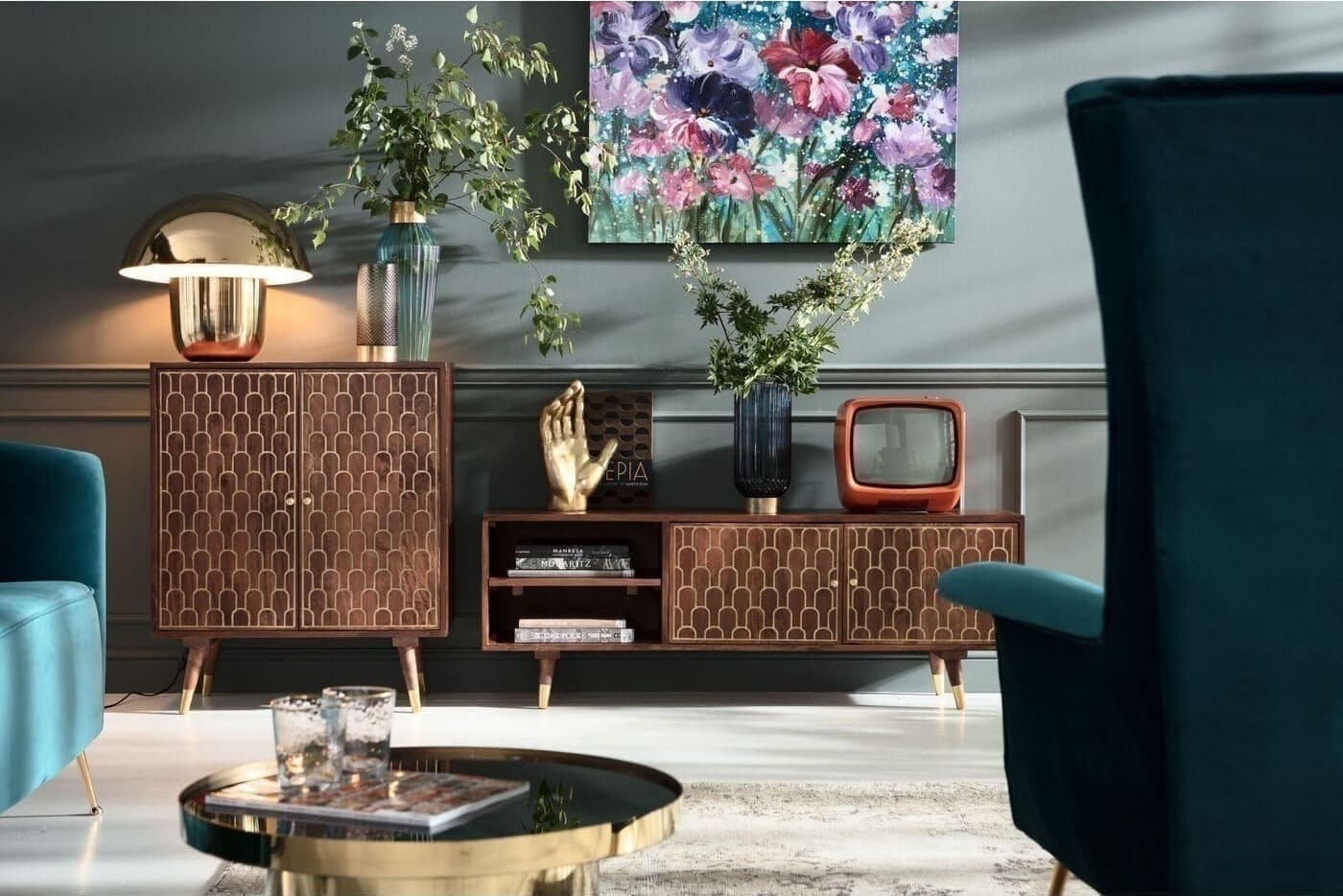 Tv-dressoir Muskat Kare Design Tv-meubel|Tv-dressoir 83365