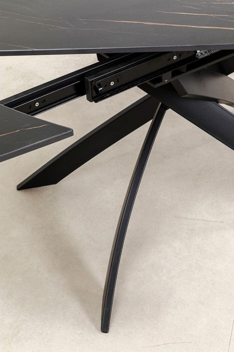 Uitschuiftafel Twist Black 120(30+30)x90cm - Afbeelding 20