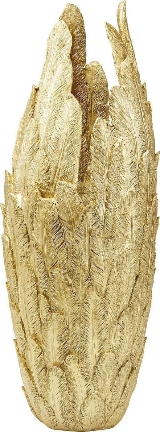 Vaas Feathers Gold 91 Kare Design Vaas 51560