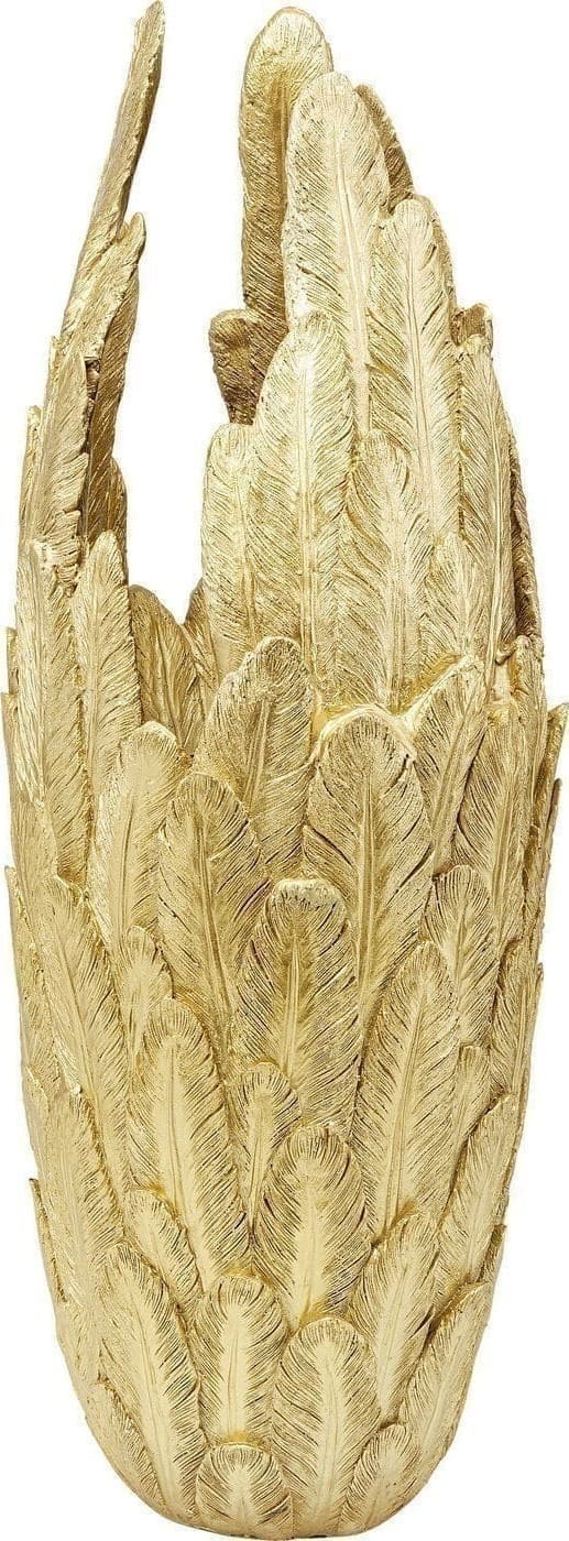 Vaas Feathers Gold 91 Kare Design Vaas 51560