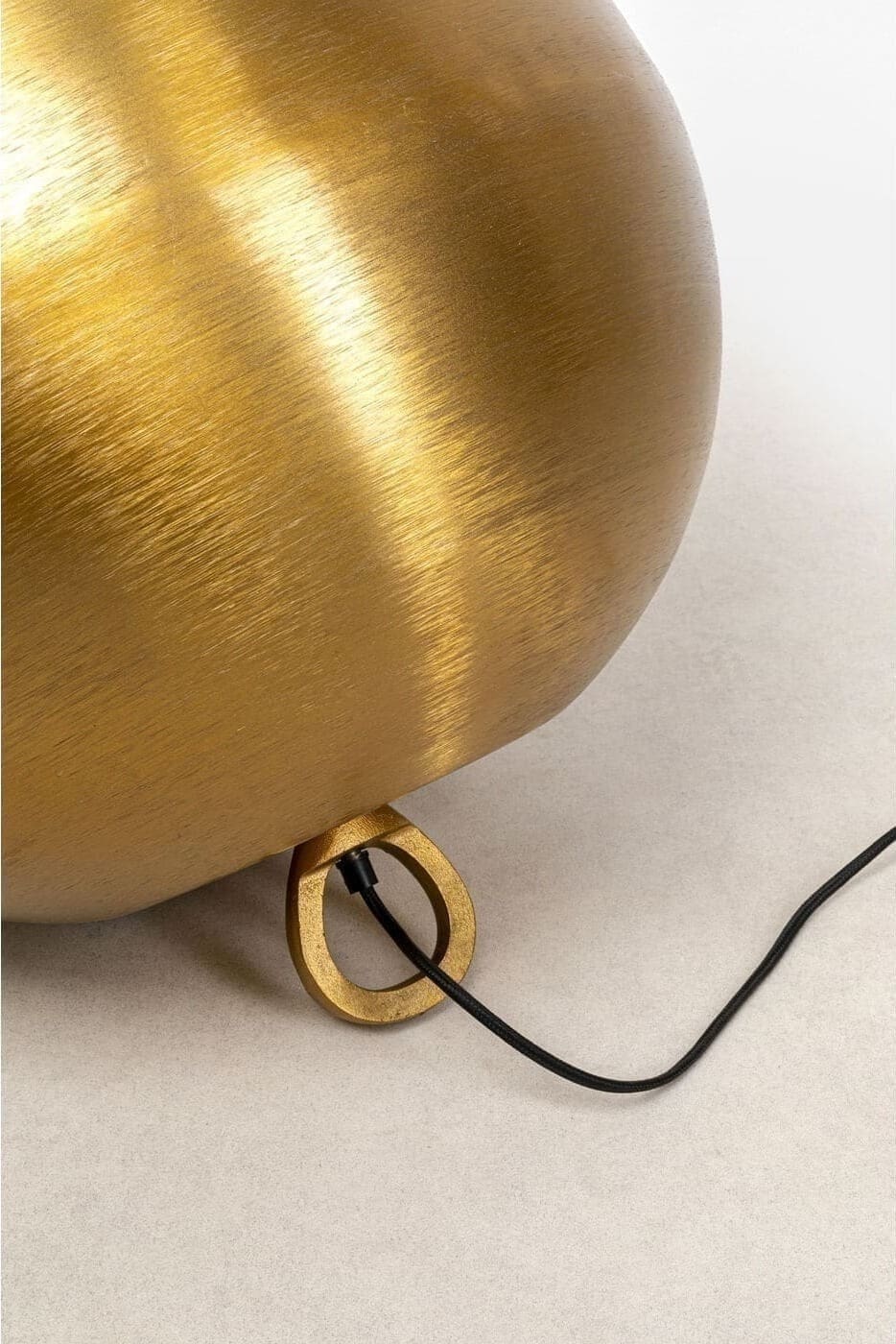 Vloerlamp Apollon Smooth Gold Ø50cm Kare Design Vloerlamp 54318