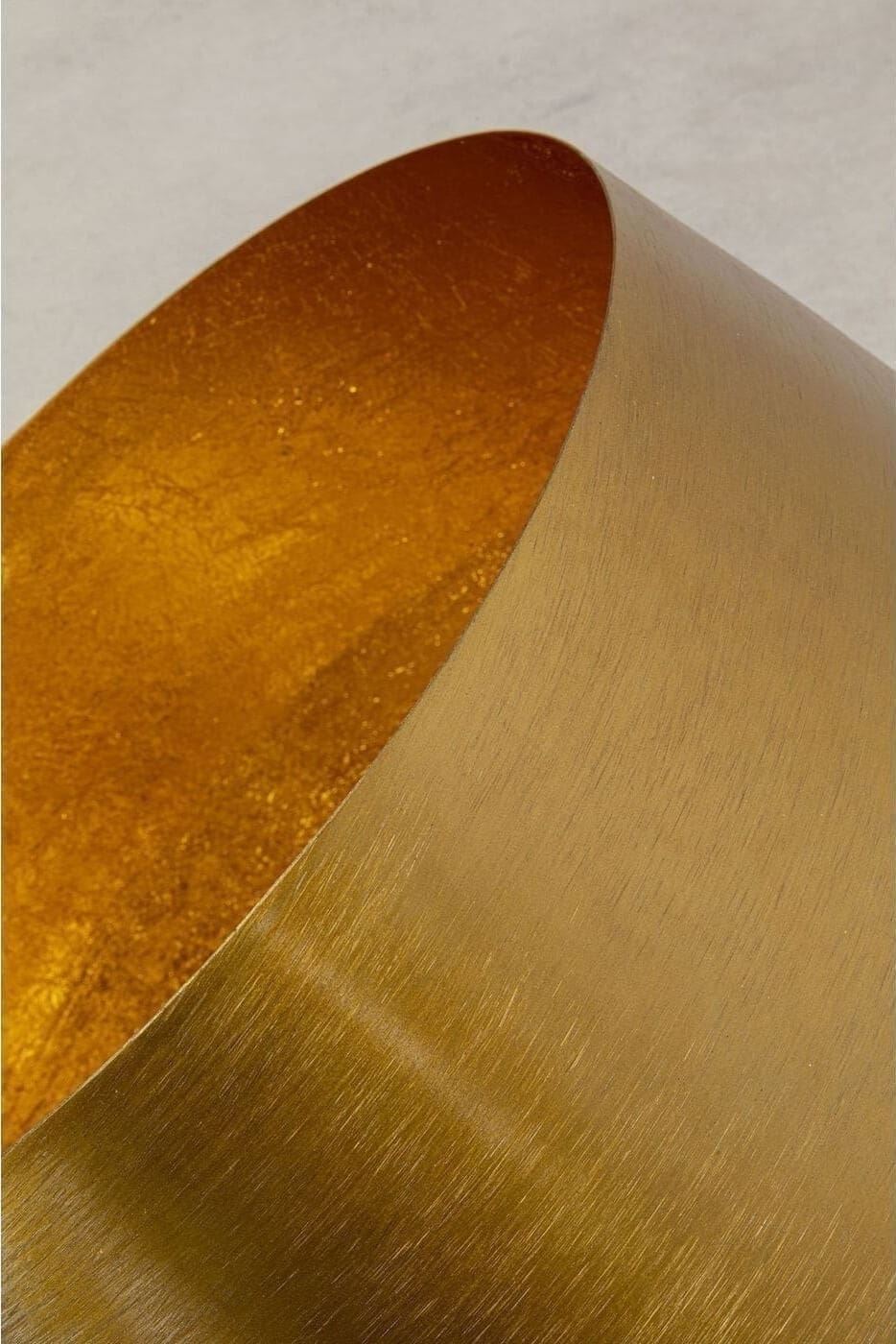 Vloerlamp Apollon Smooth Gold Ø50cm Kare Design Vloerlamp 54318