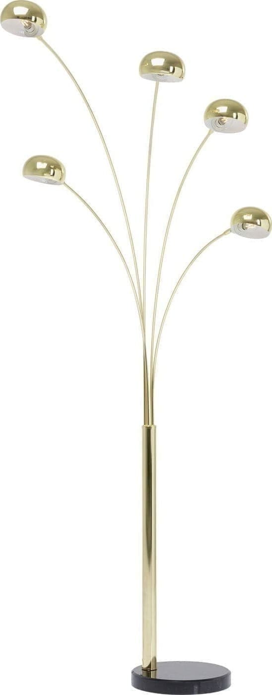 Vloerlamp Five Fingers Brass Kare Design Vloerlamp 60631