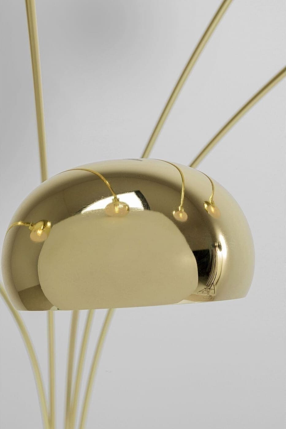 Vloerlamp Five Fingers Brass Kare Design Vloerlamp 60631