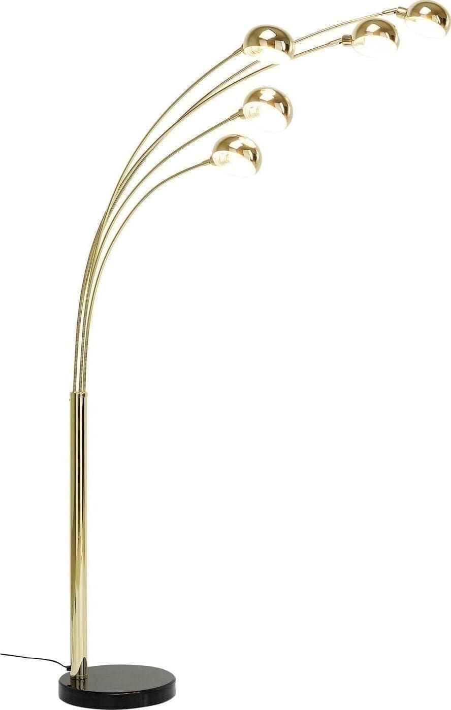 Vloerlamp Five Fingers Brass Kare Design Vloerlamp 60631