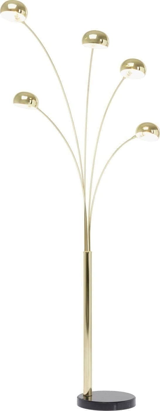 Vloerlamp Five Fingers Brass Kare Design Vloerlamp 60631