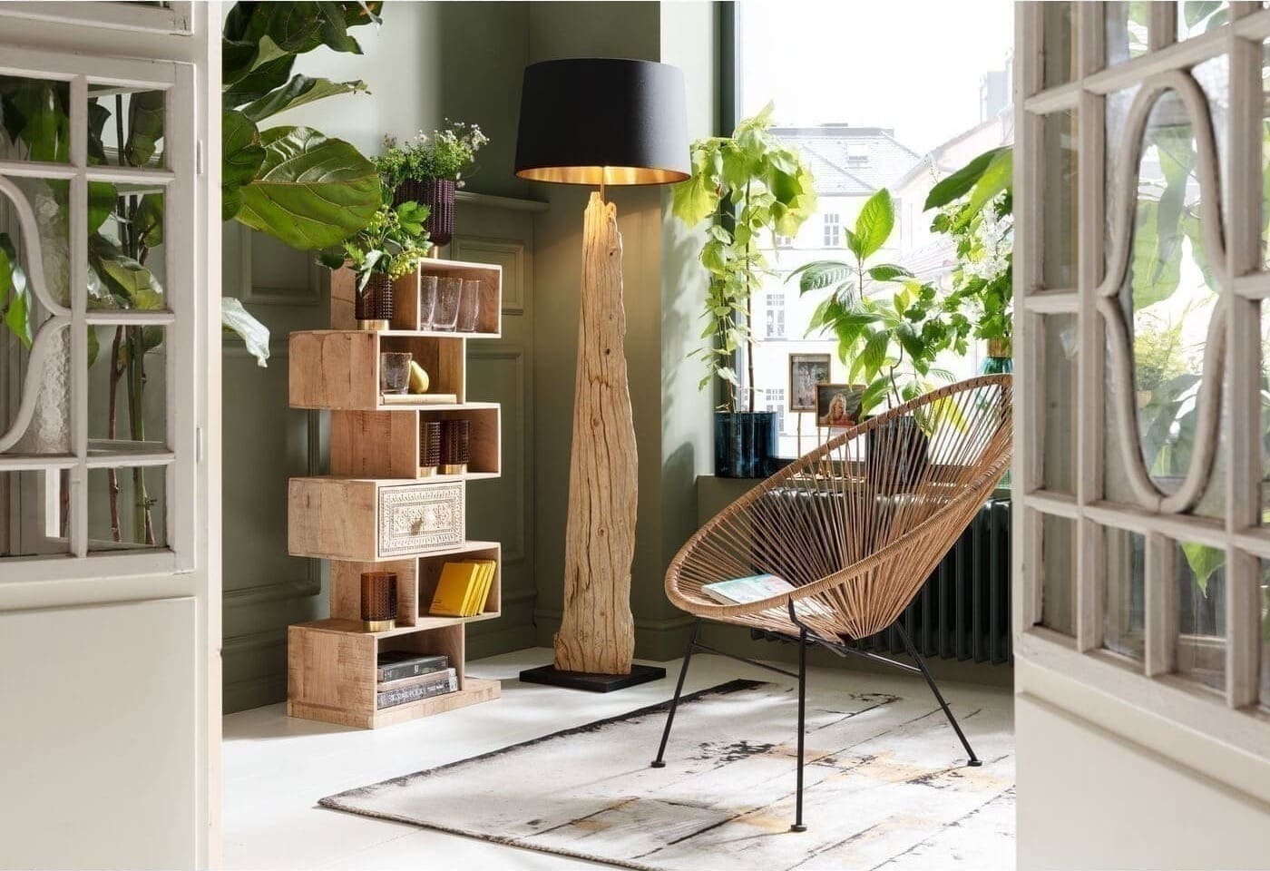 Vloerlamp Nature Straight Kare Design Vloerlamp 31763