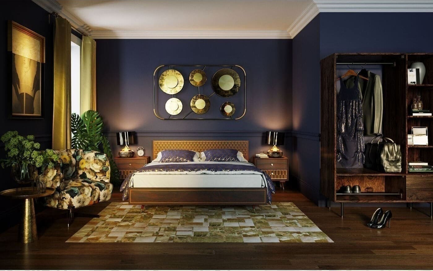 Wandlamp Disc 6light Kare Design Wandlamp 52524