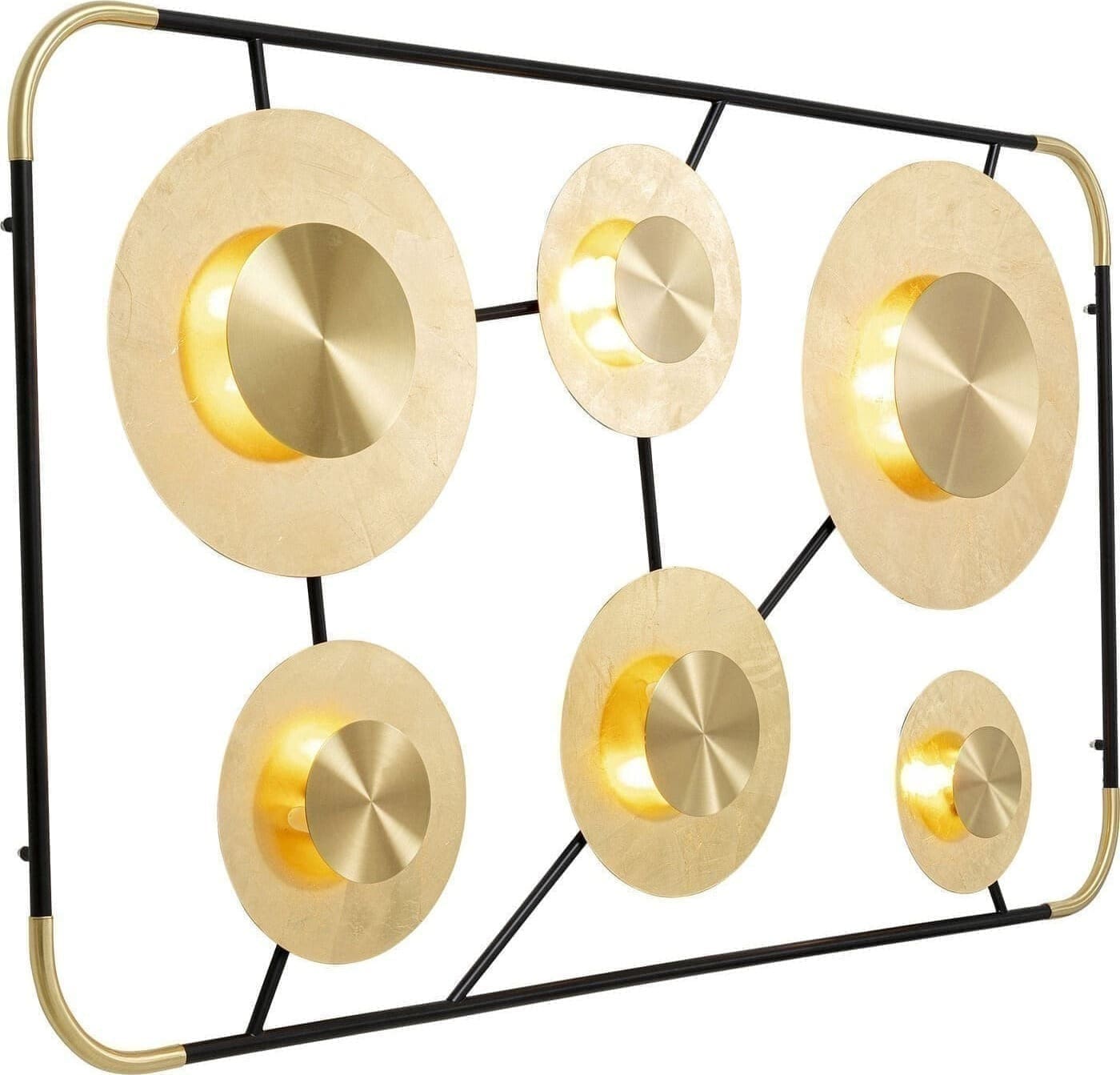 Wandlamp Disc 6light Kare Design Wandlamp 52524