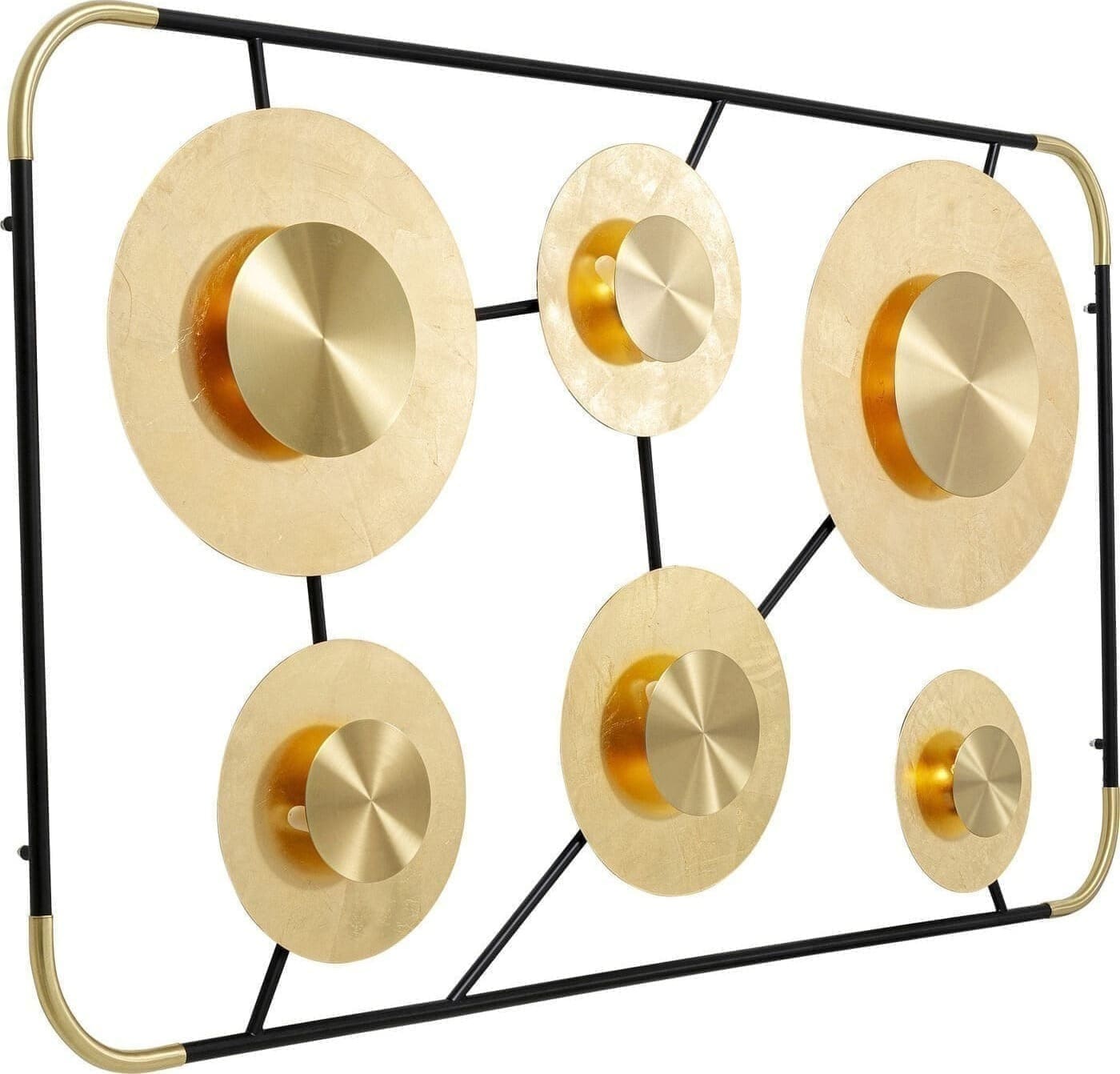Wandlamp Disc 6light Kare Design Wandlamp 52524