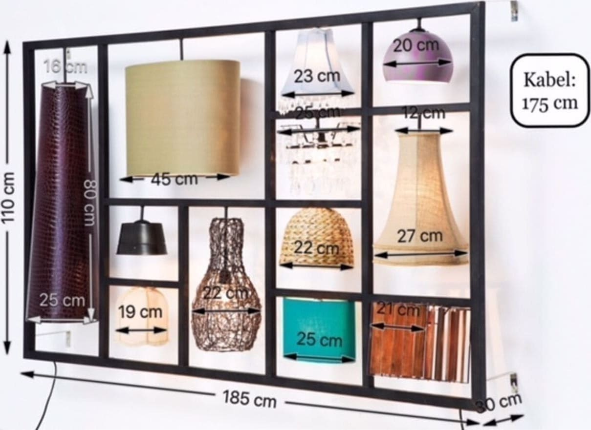 Wandlamp Parecchi Art House Kare Design Wandlamp 34736