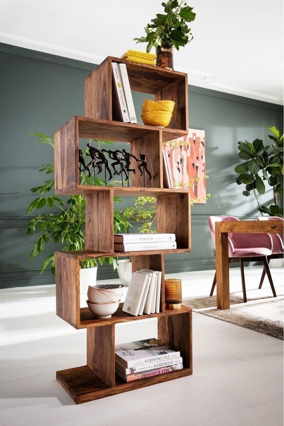Wandplank Authentico Zick Zack 60x150cm Kare Design Wandplank 74771