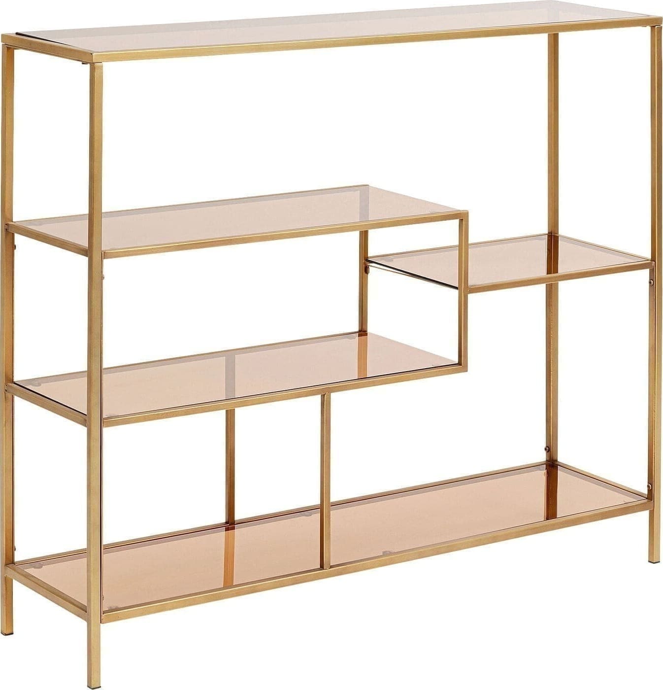 Wandplank Loft Gold 115x100cm Kare Design Wandplank 85486