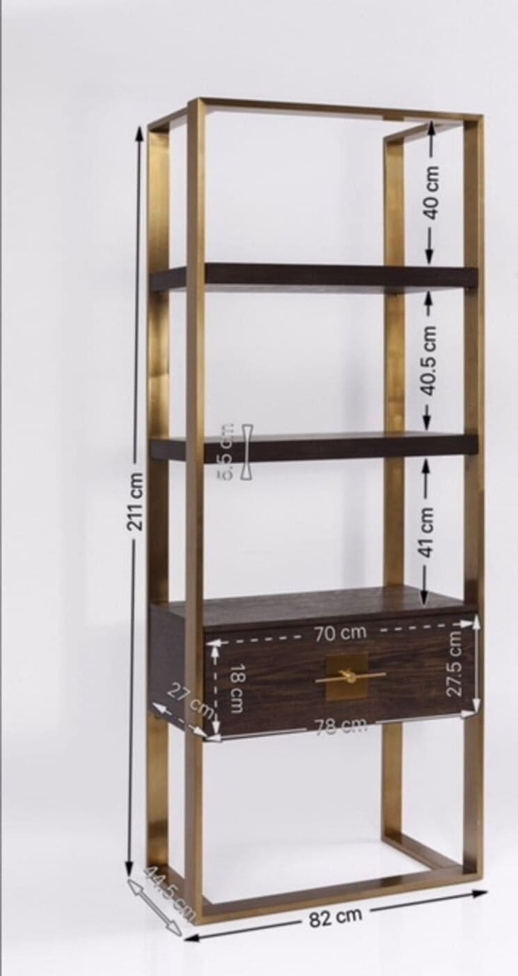 Wandplank Osaka 82x210cm Kare Design Wandplank 83877