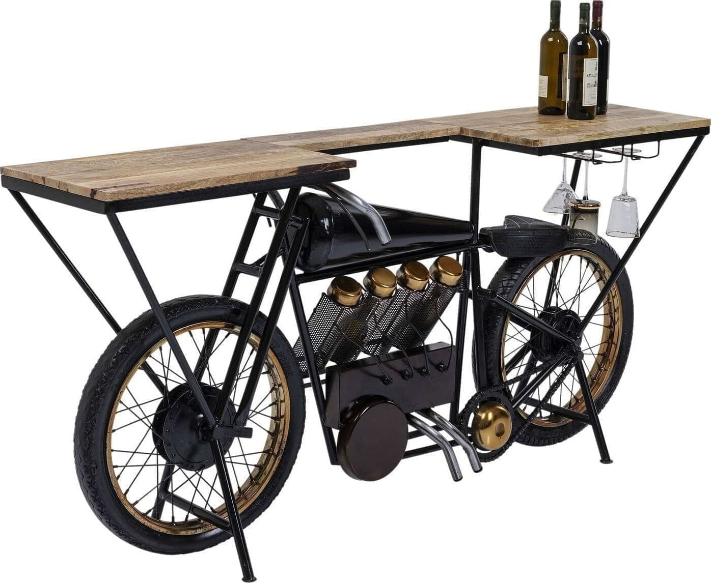 Wandtafel Motorbike Black Kare Design Wandtafel 84538