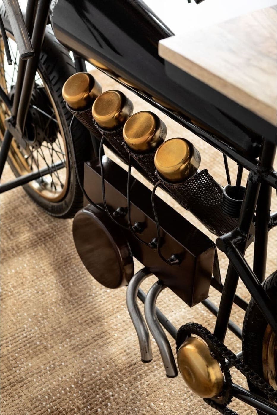 Wandtafel Motorbike Black Kare Design Wandtafel 84538