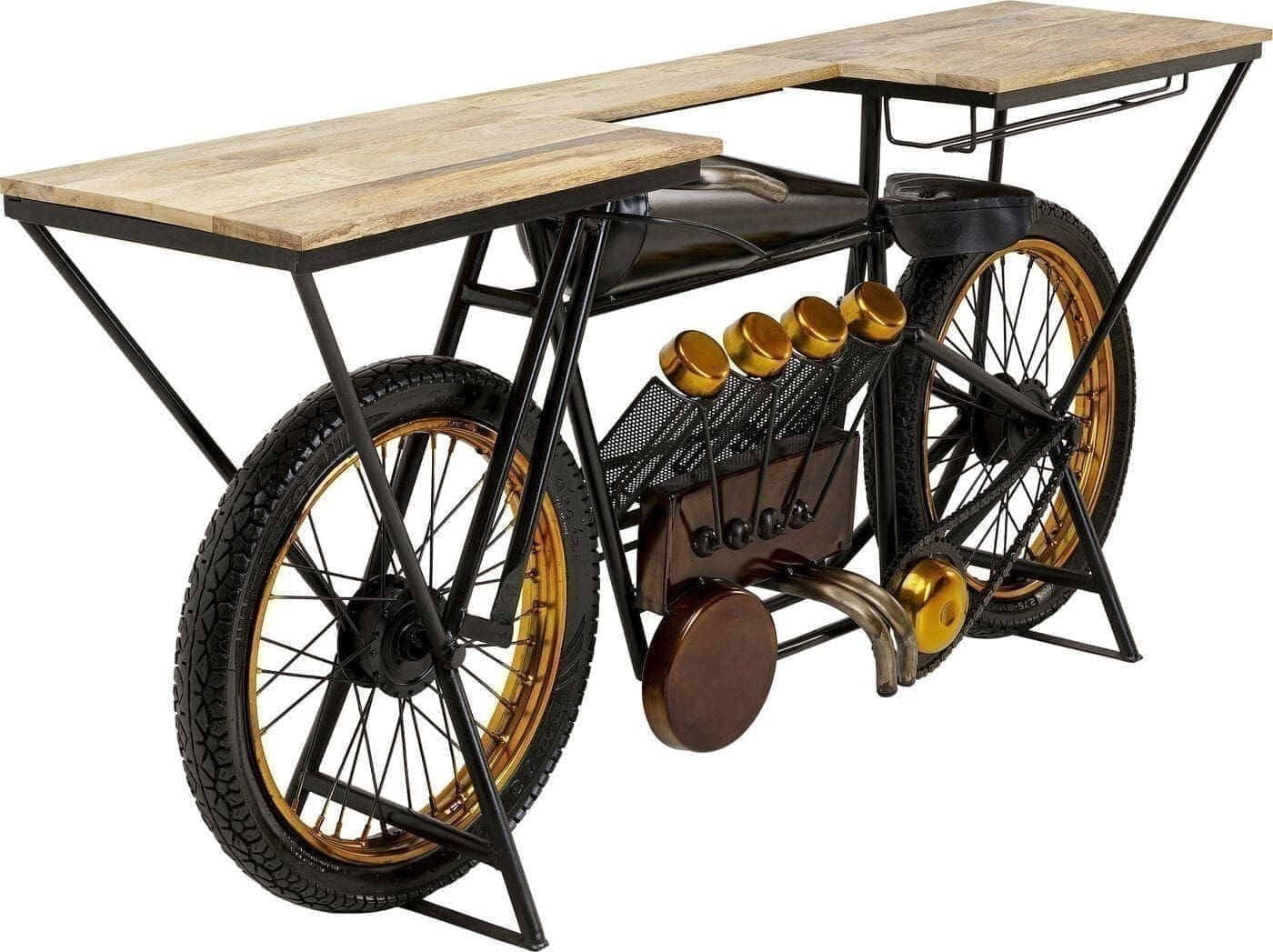 Wandtafel Motorbike Black Kare Design Wandtafel 84538