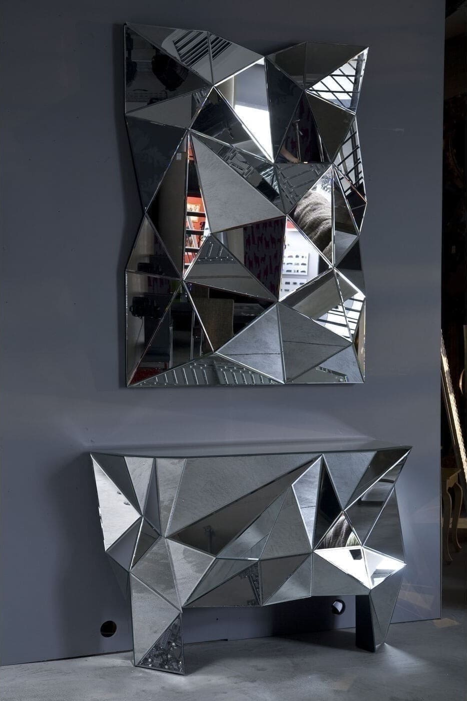 Wandtafel Prisma Kare Design Wandtafel 74899