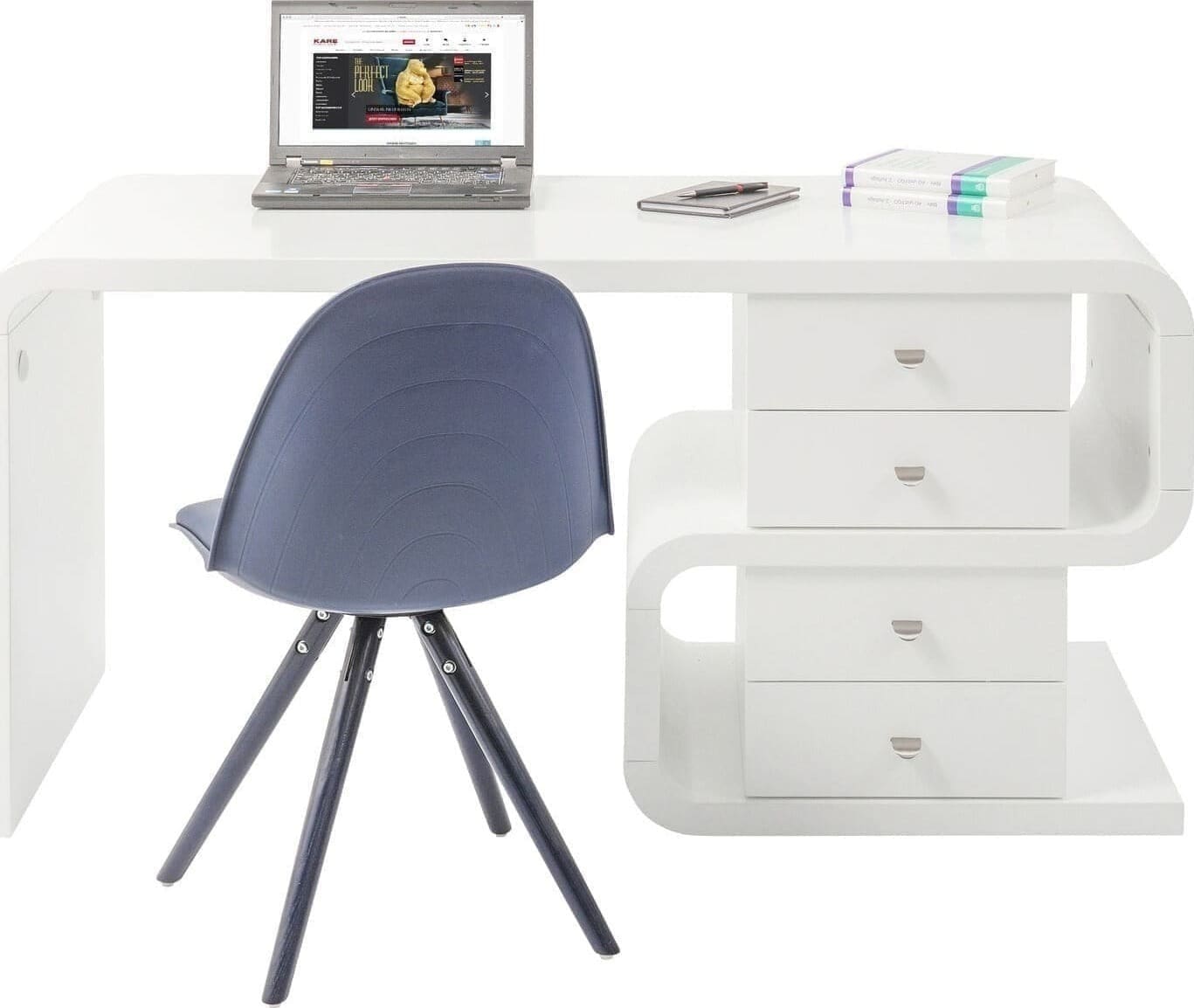 White Club Bureau Snake 150x70cm Kare Design Bureau 75193