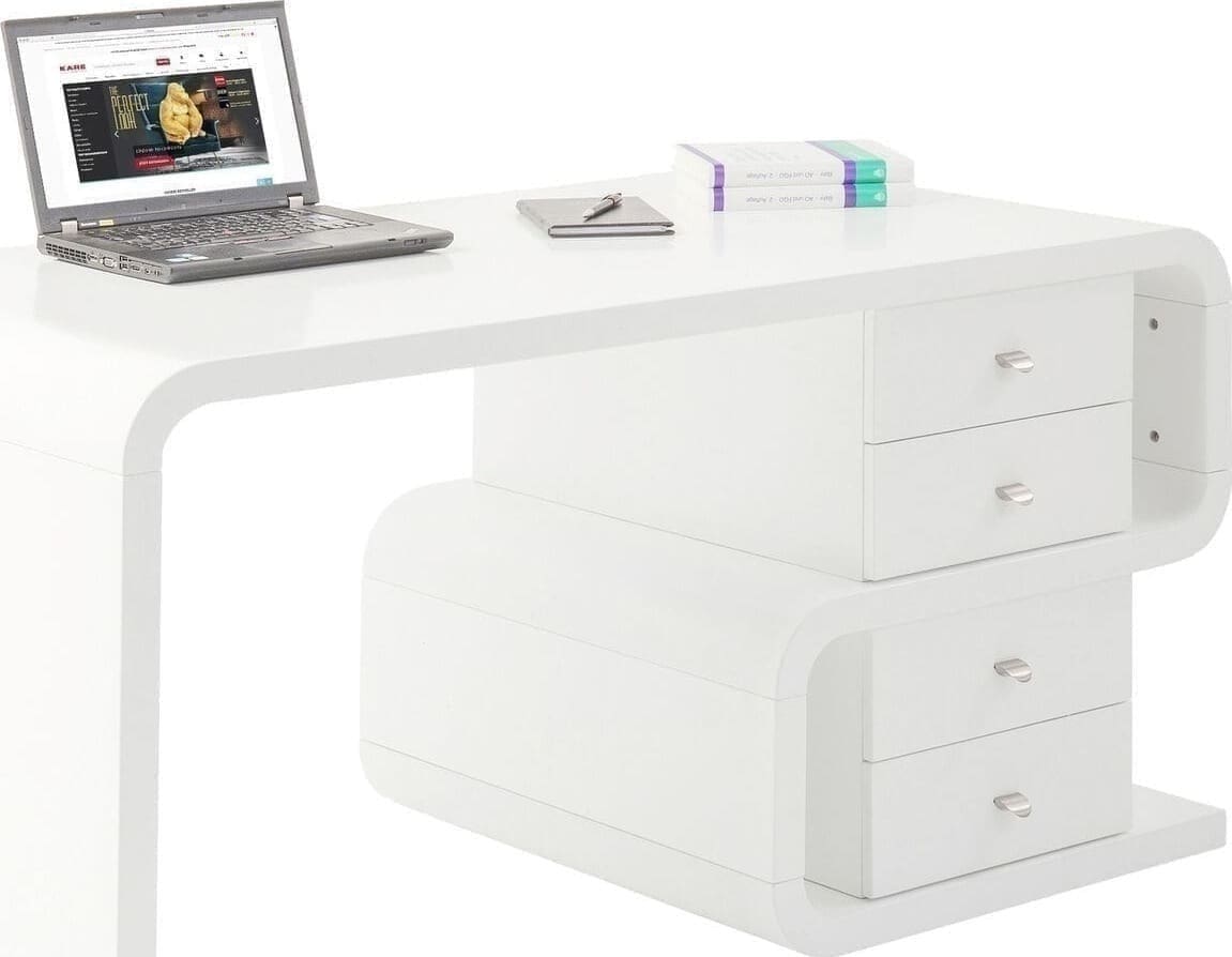 White Club Bureau Snake 150x70cm Kare Design Bureau 75193