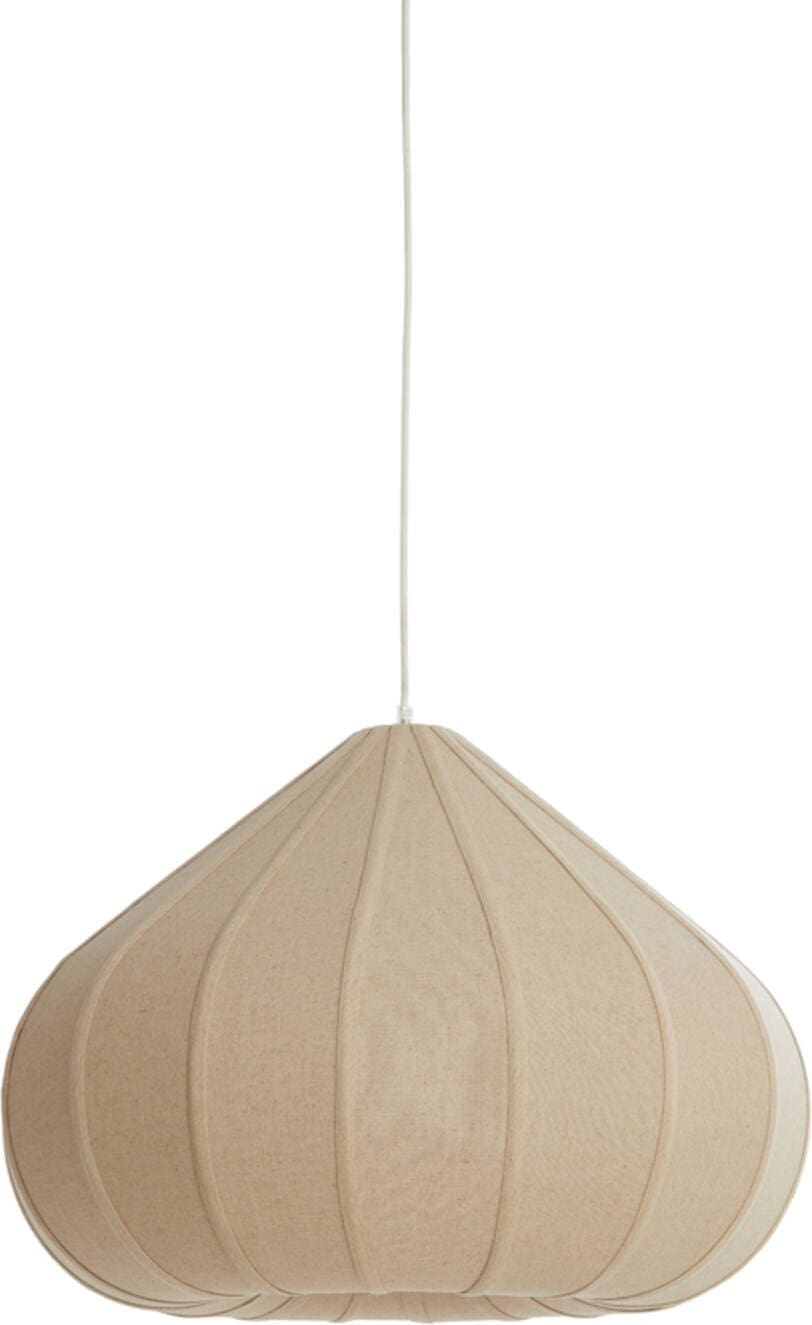 Hanglamp Zubeda - Linnen Naturel Light & Living Hanglamp 2987682