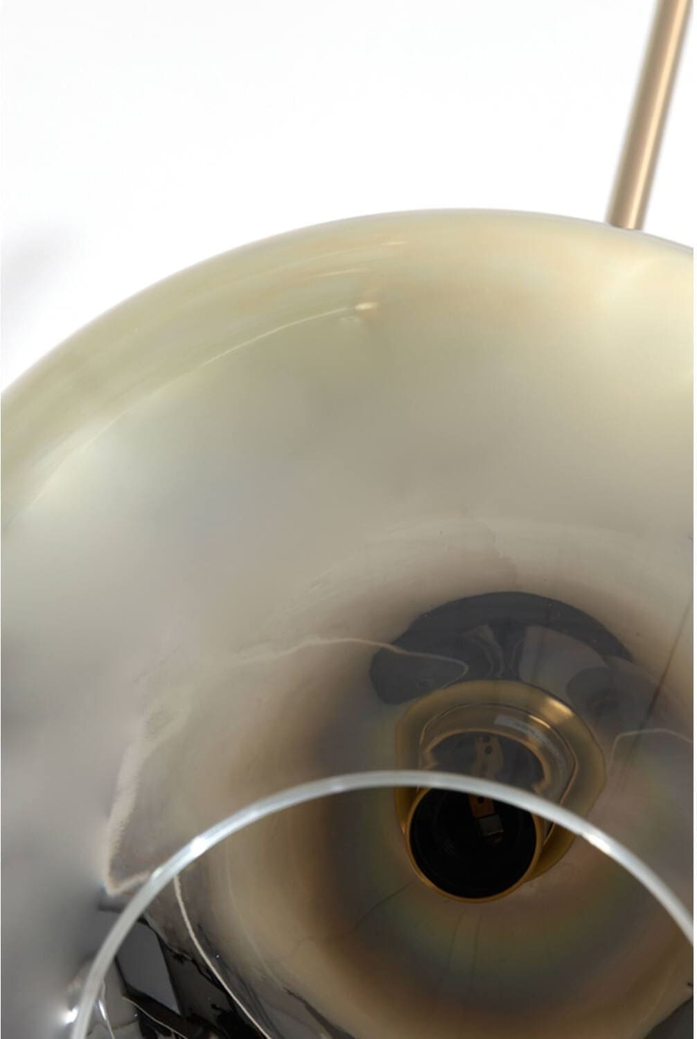 Vloerlamp Mayson - Glas Goud-helder+goud Light & Living Vloerlamp 1868685