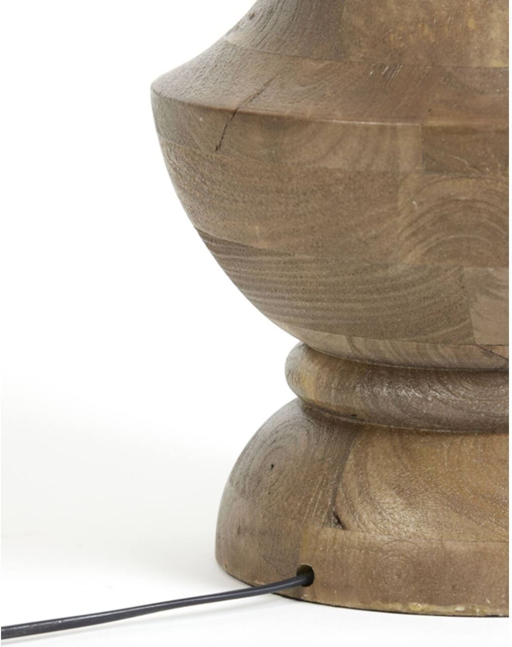 Vloerlamp Nicolo - Hout Mat Bruin Light & Living Vloerlamp 7038564