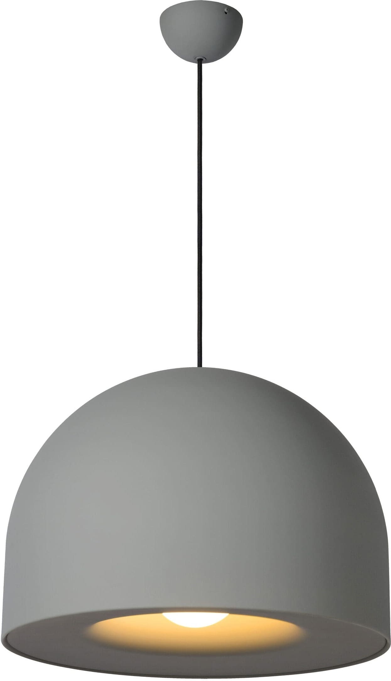 AKRON Hanglamp Ø50 cm 1xE27 - Grijs Lucide Hanglamp 20421/01/36