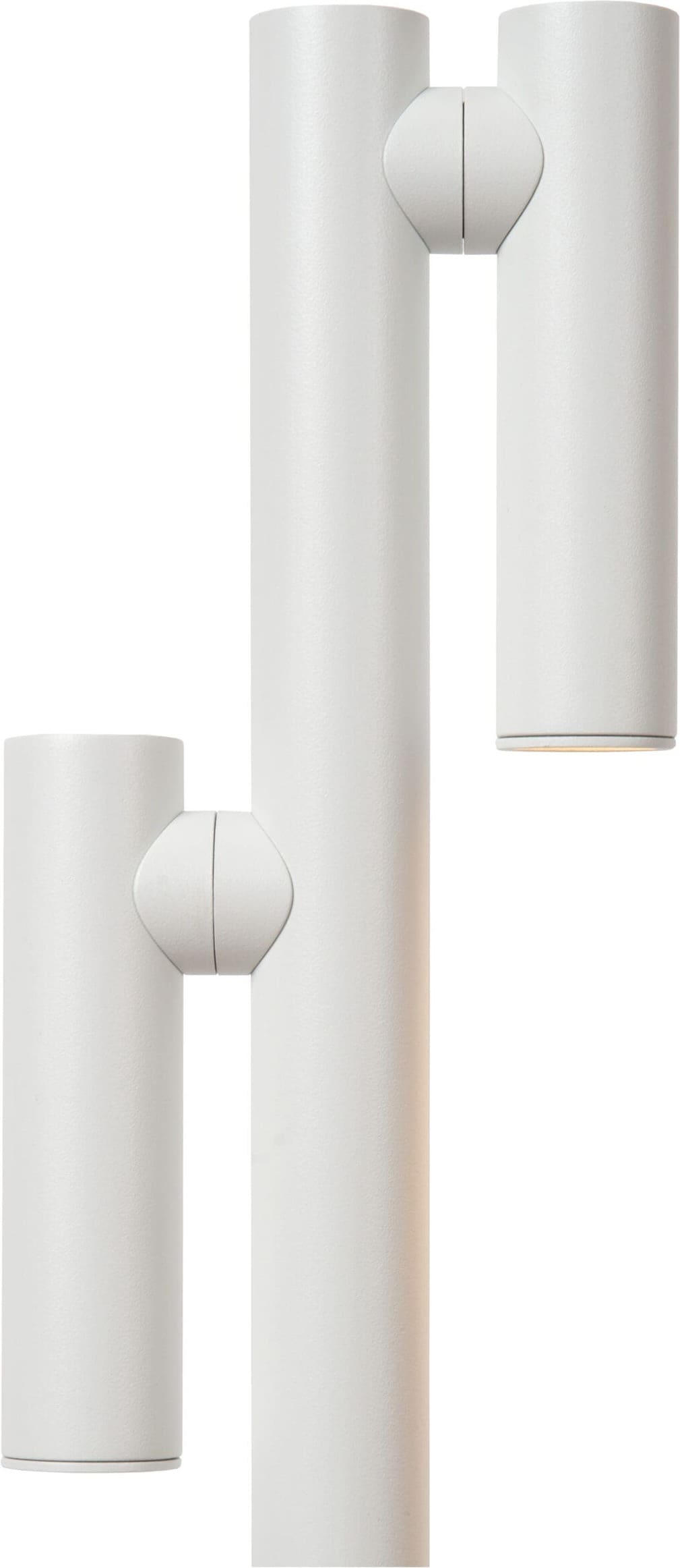 ANTRIM Oplaadbare Leeslamp Binnen/Buiten Accu/Batterij LED Dimb. 2x2,2W 2700K IP54 Met Draadloos Oplaadstation - Wit Lucide Vloerlmp 27703/04/31