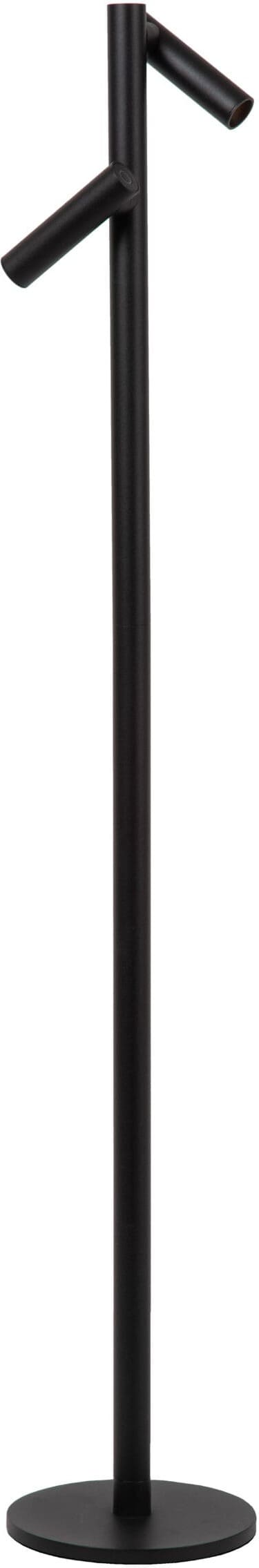 ANTRIM Oplaadbare Leeslamp Binnen/Buiten Accu/Batterij LED Dimb. 2x2,2W 2700K IP54 Met Draadloos Oplaadstation - Zwart Lucide Vloerlmp 27703/04/30