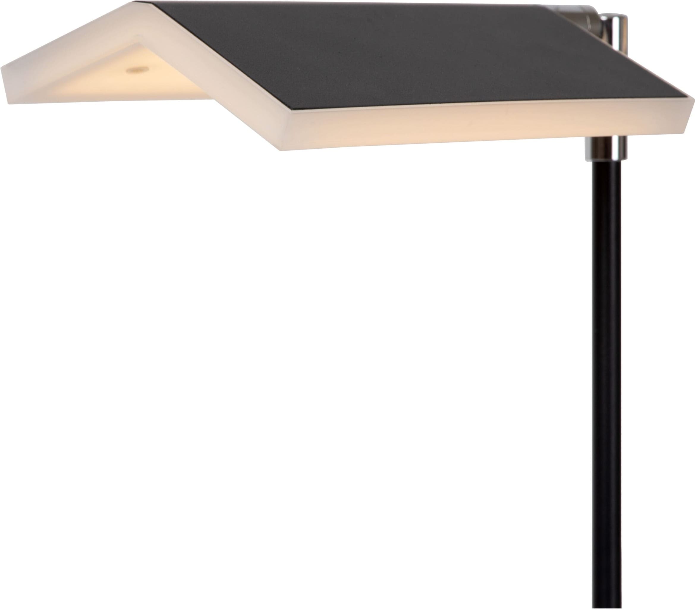 Aaron Leeslamp Led Dimb. 1x12w 2700k/4000k - Zwart Lucide Vloerlmp 19730/10/30