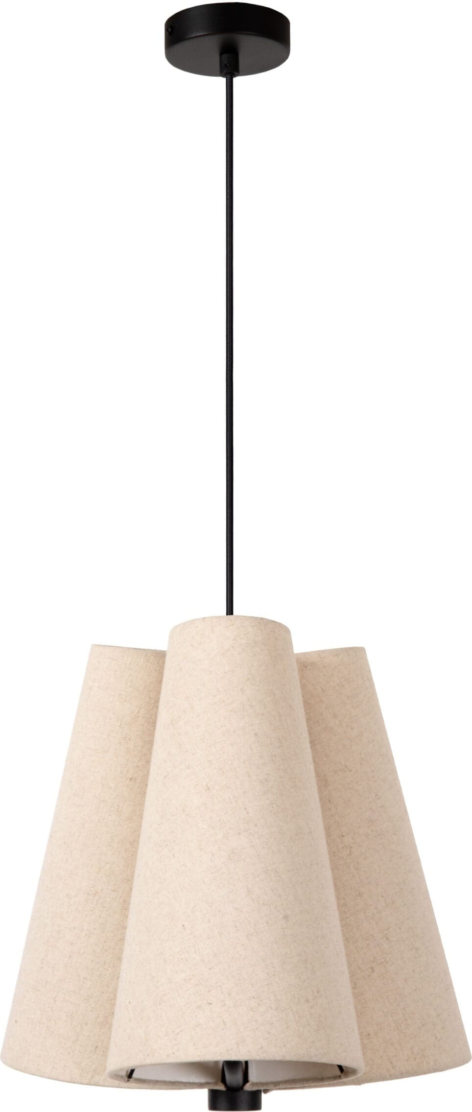 Gregory Hanglamp Ø34,3 cm 3xe27 - Beige Lucide Hanglamp 30495/03/38