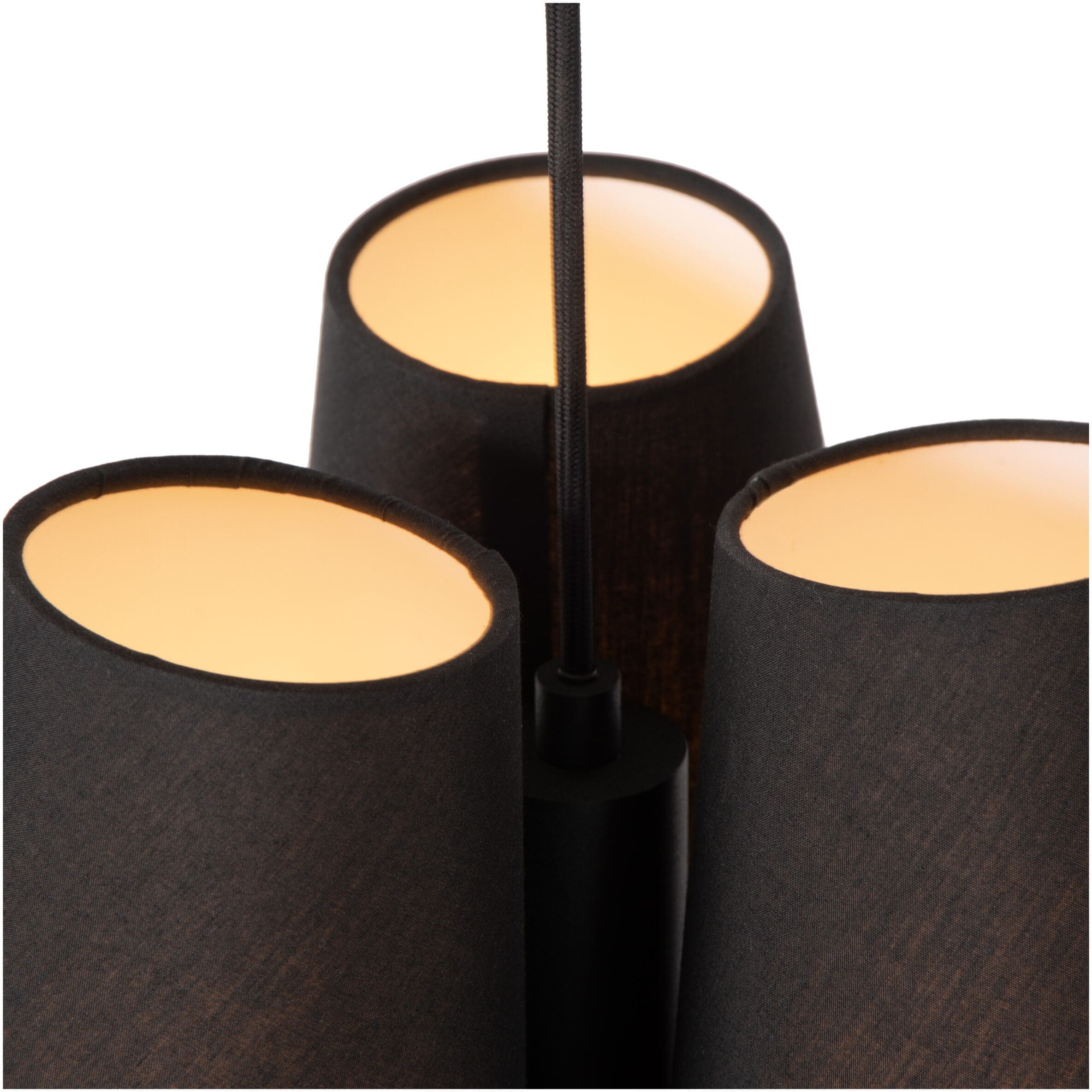Gregory Hanglamp Ø34,3 cm 3xe27 - Zwart Lucide Hanglamp 30495/03/30