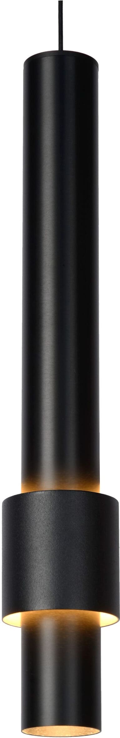 MARGARY Hanglamp Ø28 cm LED Dimb. 3x4W 2700K - Zwart Lucide Hanglamp 24402/15/30
