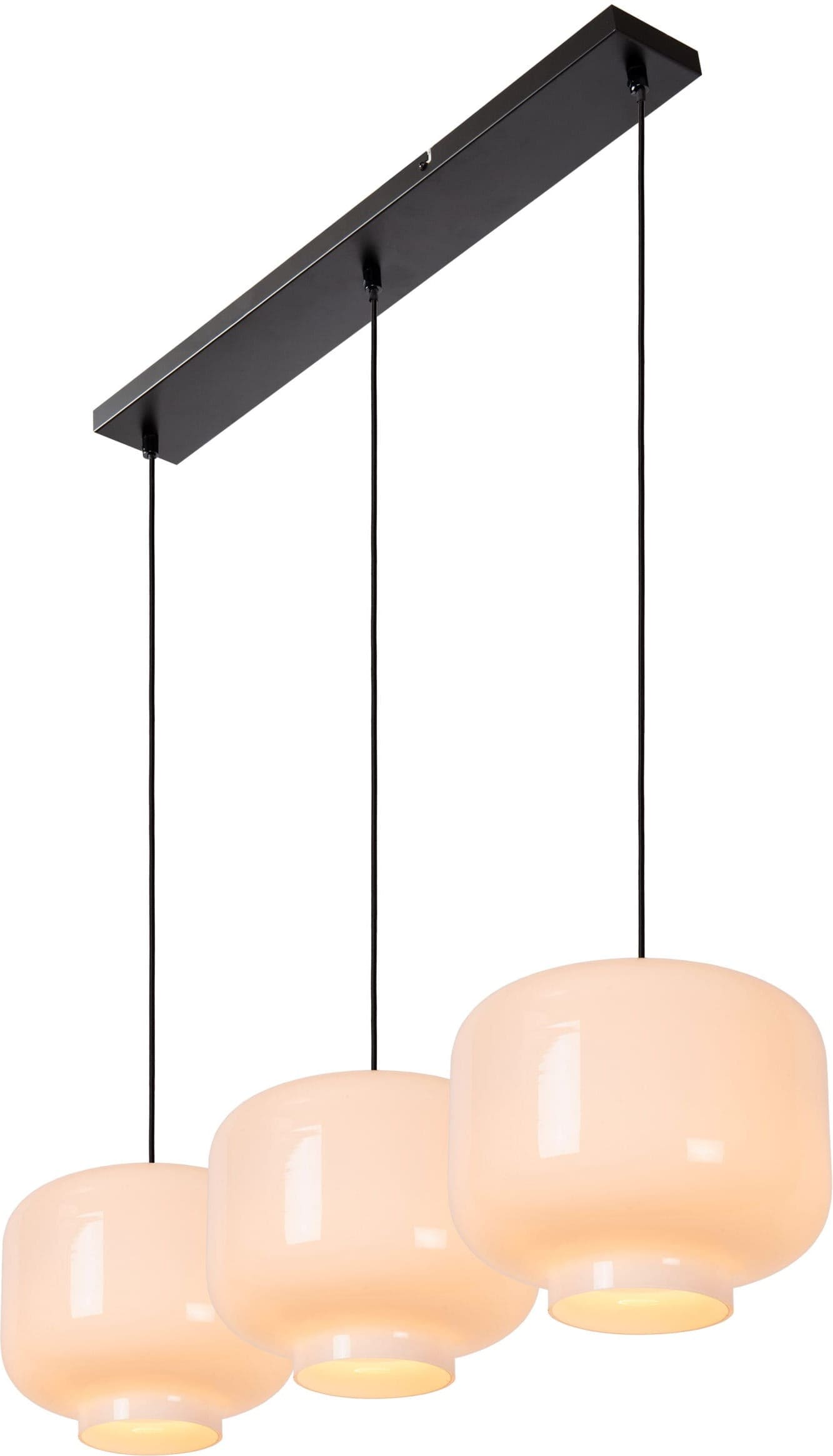 MEDINE Hanglamp 3xE27 - Opaal Lucide Hanglamp 46413/03/61