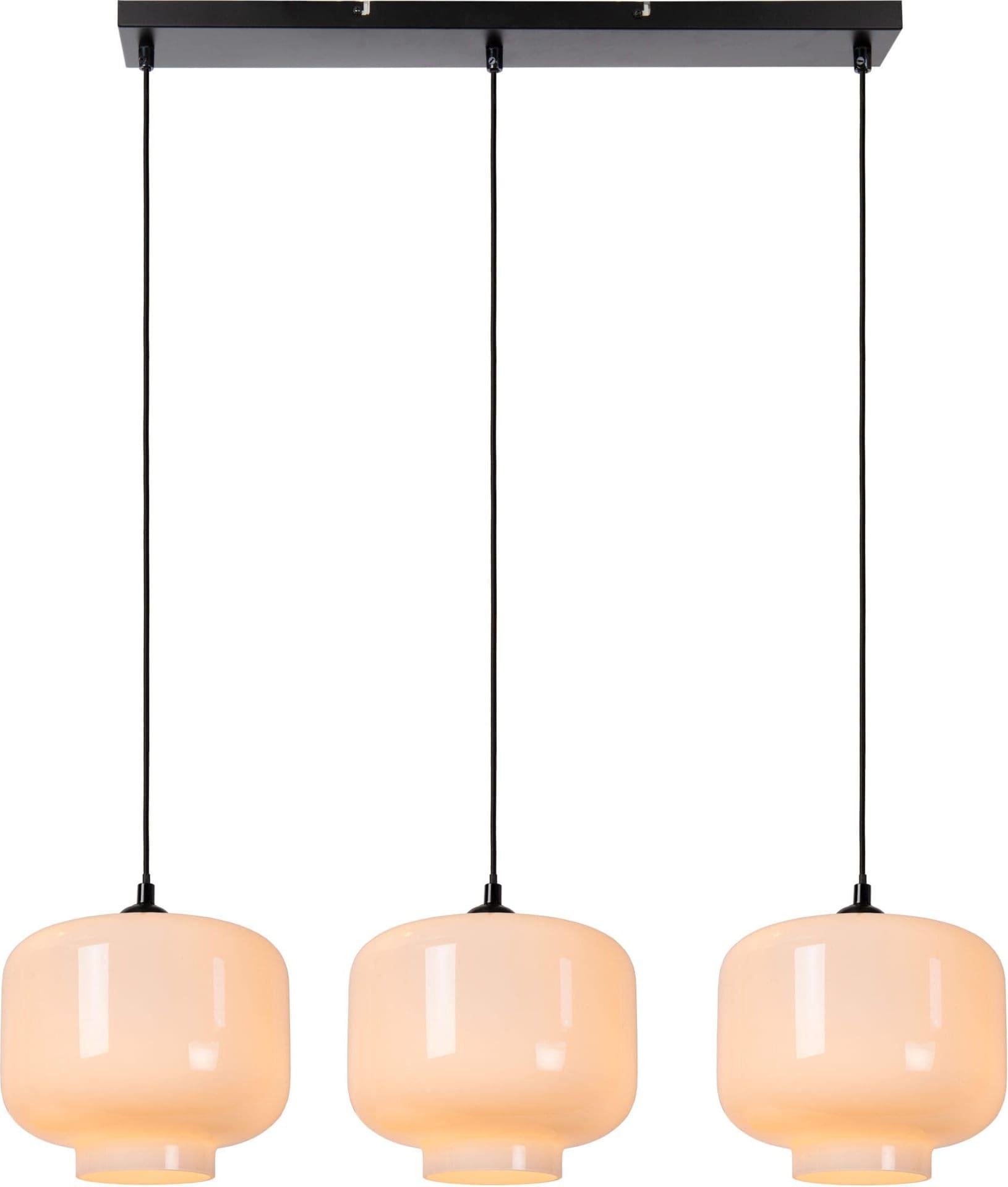 MEDINE Hanglamp 3xE27 - Opaal Lucide Hanglamp 46413/03/61