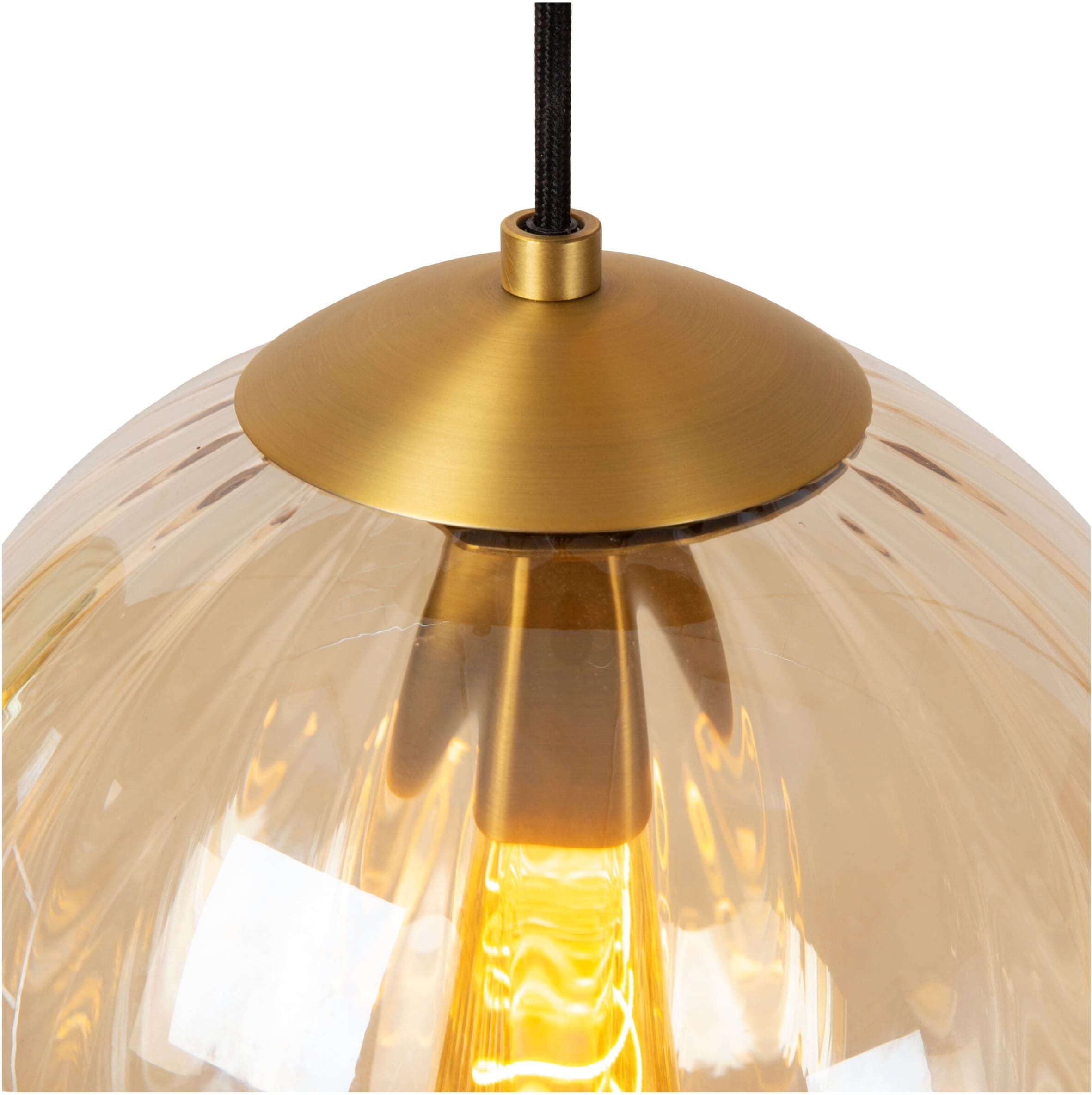MONSARAZ Hanglamp Ø35 cm 3xE27 - Groen Lucide Hanglamp 45493/03/33
