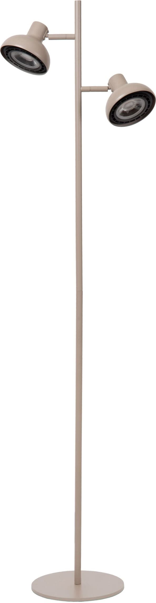 SENSAS Vloerlamp 2xGU10 (ES111) - Beige Lucide Vloerlamp 30797/02/38