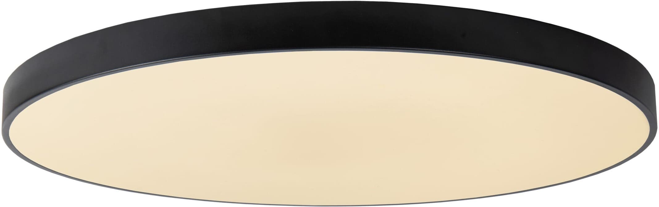 Unar Plafonnière Ø80 cm Led Dimb. 1x80w 2700k 3 Stepdim - Zwart Lucide Plafondlamp 79185/80/30