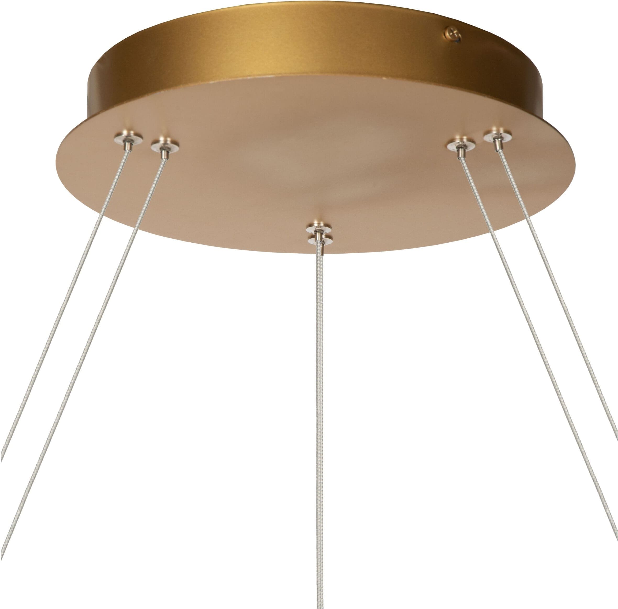 VIDAL Hanglamp Ø78 cm LED Dimb. 1x92W 2700K - Mat Goud / Messing Lucide Hanglamp 46403/92/02