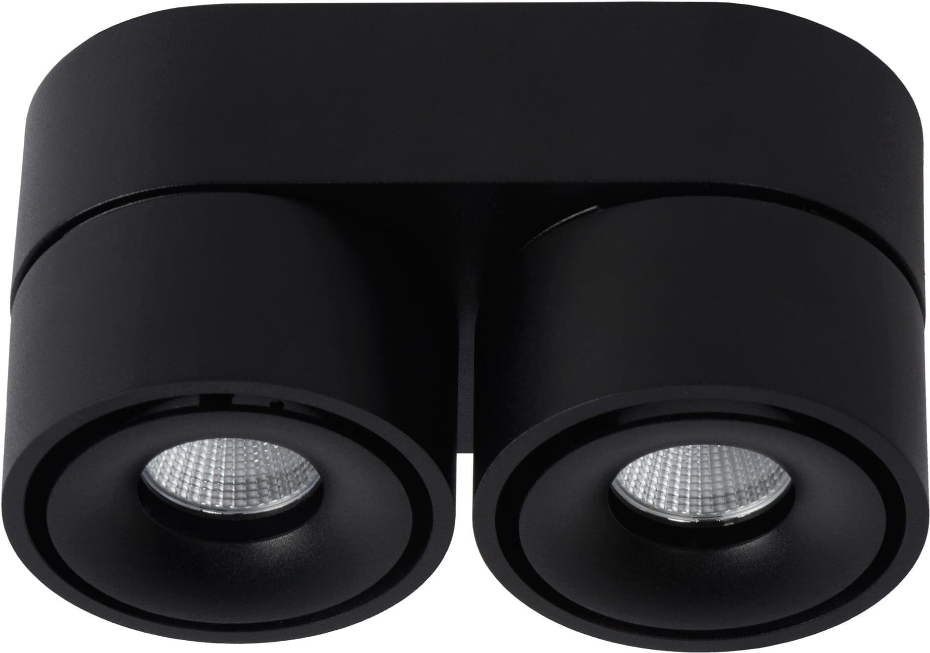 Yumiko Plafondspot Led Dimb. 2x10w 2700k - Zwart Lucide Plafondlamp 35911/16/30