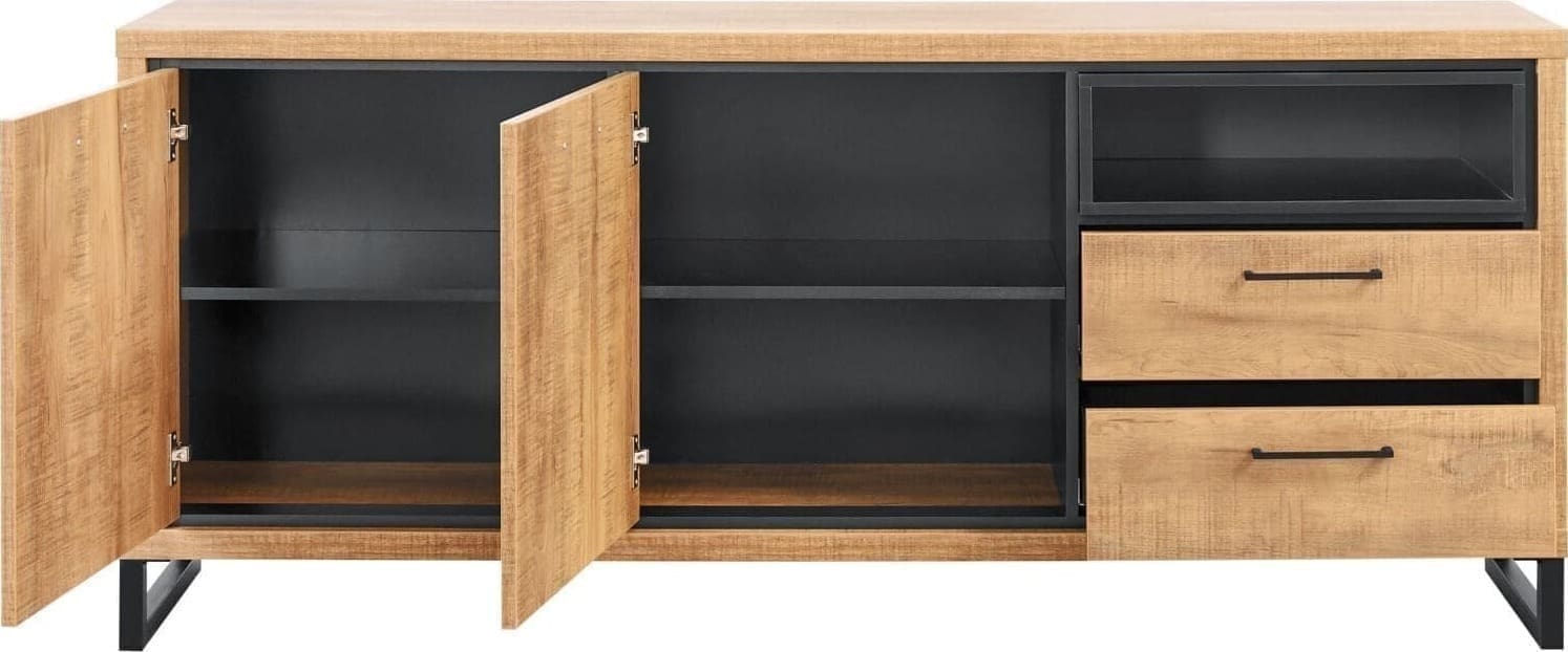 Profijt Meubel Dressoir 181cm Imbaro Bruin|Naturel Dressoir