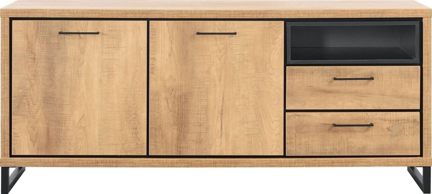 Profijt Meubel Dressoir 181cm Imbaro Bruin|Naturel Dressoir