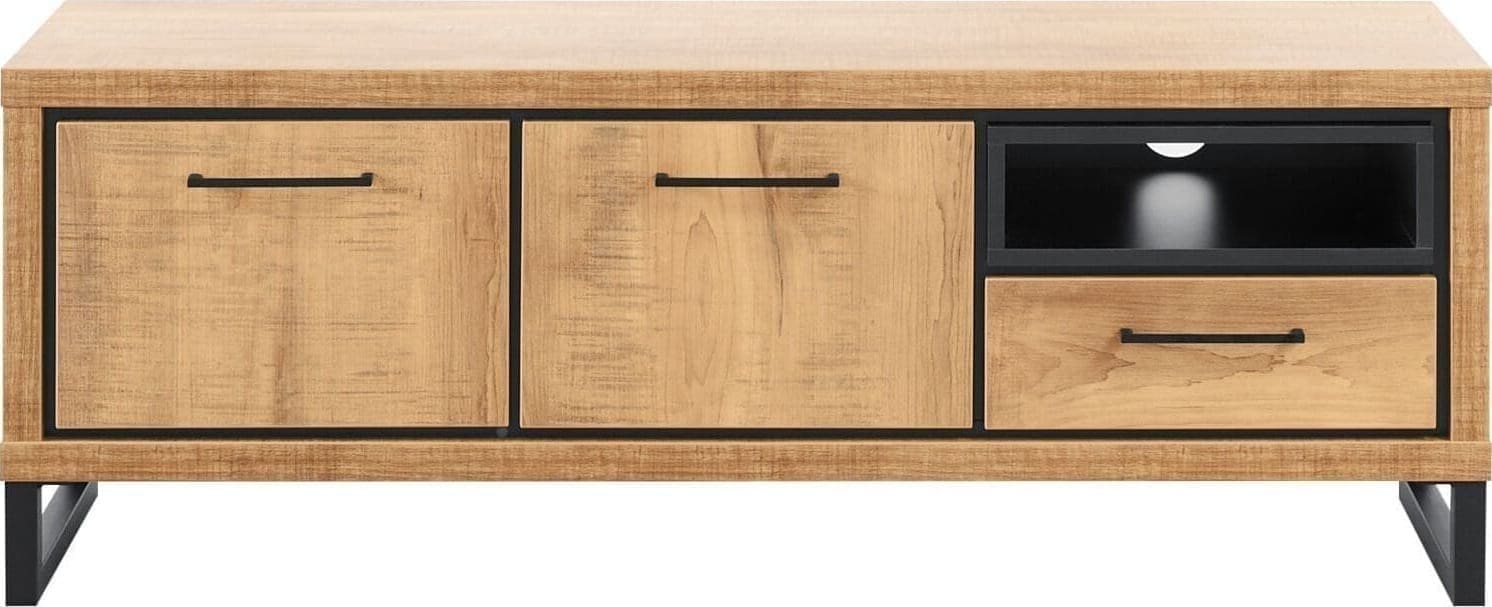 Profijt Meubel Tv-meubel 136cm Imbaro Bruin|Naturel Tv-meubel|Tv-dressoir