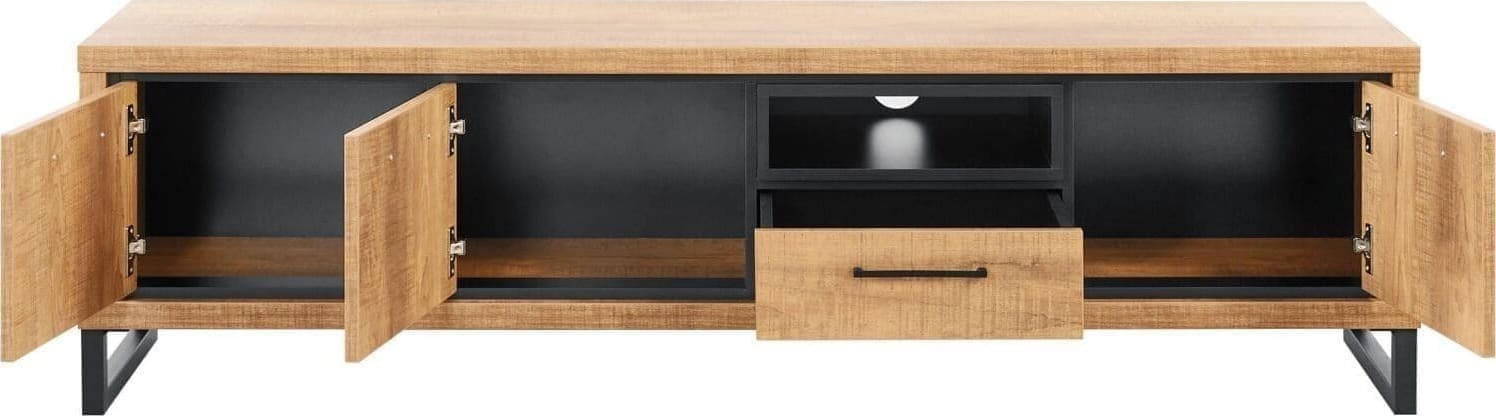 Profijt Meubel Tv-meubel 178cm Imbaro Bruin|Naturel Tv-meubel|Tv-dressoir