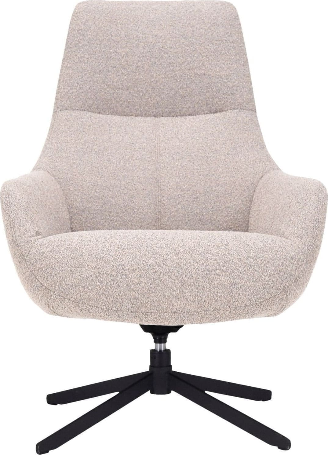 Pronto Wonen Draaifauteuil Vaneze beige Beige|Wit Draaifauteuil