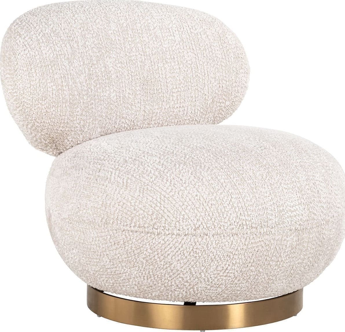 Richmond Interiors Draaifauteuil Jace lovely cream Fauteuil